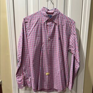 Polo Ralph Lauren Pink and Blue Checkered Shirt